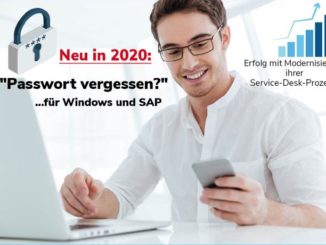 Neu in 2020: "Passwort vergessen?" für Windows und SAP